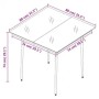 Juego de comedor de jardín 5 piezas con cojines negro von , Gartensets - Ref: Foro24-3099342, Preis: 302,79 €, Rabatt: %