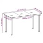 Juego de comedor para jardín 5 piezas con cojines gris y negro by , Garden sets - Ref: Foro24-3099337, Price: 384,36 €, Disco...