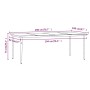 Juego de comedor para jardín 9 piezas y cojines beige y negro by , Garden sets - Ref: Foro24-3099328, Price: 763,76 €, Discou...
