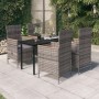 Juego de comedor de jardín 5 piezas con cojines gris by , Garden sets - Ref: Foro24-3099433, Price: 694,41 €, Discount: %