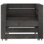Garden furniture pallets 2 pieces impregnated pine wood gray by vidaXL, Modular outdoor sofas - Ref: Foro24-316199, Price: 95...