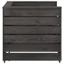 Garden furniture pallets 2 pieces impregnated pine wood gray by vidaXL, Modular outdoor sofas - Ref: Foro24-316199, Price: 95...