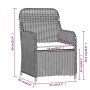 Juego de comedor de jardín 3 piezas con cojines negro von , Gartensets - Ref: Foro24-3099529, Preis: 359,31 €, Rabatt: %