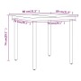 Juego de comedor de jardín 3 piezas con cojines negro von , Gartensets - Ref: Foro24-3099529, Preis: 359,31 €, Rabatt: %