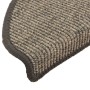 Selbstklebende Stufenmatte 15 Stück grau und beige 65x21x4cm von vidaXL, Treppenmatten - Ref: Foro24-326900, Preis: 94,43 €, ...