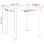 Juego de comedor de jardín 3 piezas gris antracita de , Conjuntos de jardín - Ref: Foro24-3099607, Precio: 189,78 €