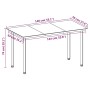Set comedor de jardín 5 pzas y cojines ratán sintético y vidrio by , Garden sets - Ref: Foro24-3099687, Price: 400,73 €, Disc...