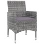 Set comedor de jardín 3 pzas y cojines ratán sintético y vidrio von , Gartensets - Ref: Foro24-3099691, Preis: 214,42 €, Raba...