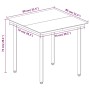 Set comedor de jardín 3 pzas y cojines ratán sintético y vidrio von , Gartensets - Ref: Foro24-3099691, Preis: 214,42 €, Raba...