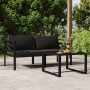 Set muebles de jardín 3 pzas y cojines aluminio gris antracita von , Gartensets - Ref: Foro24-3107779, Preis: 403,97 €, Rabat...