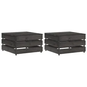 Paletten-Tische für den Garten, 2 Stück, imprägniertes Kiefernholz. von vidaXL, Modulare Sofas für den Außenbereich - Ref: Fo...
