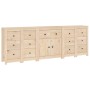 Aparador de madera maciza de pino 230x35x80 cm de , Aparadores - Ref: Foro24-3114089, Precio: 408,18 €, Descuento: %