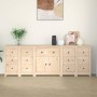 Aparador de madera maciza de pino 230x35x80 cm de , Aparadores - Ref: Foro24-3114089, Precio: 408,18 €, Descuento: %