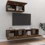 Set de muebles para TV 3 pzas madera contrachapada roble marrón von , TV-Möbel - Ref: Foro24-3114477, Preis: 137,76 €, Rabatt: %