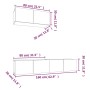 Set de muebles para TV 3 pzas madera contrachapada roble marrón von , TV-Möbel - Ref: Foro24-3114477, Preis: 137,76 €, Rabatt: %