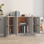 Aparadores 3 piezas madera contrachapada gris Sonoma de , Aparadores - Ref: Foro24-3115850, Precio: 138,75 €, Descuento: %