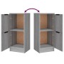 Aparadores 3 piezas madera contrachapada gris Sonoma de , Aparadores - Ref: Foro24-3115850, Precio: 138,75 €, Descuento: %