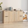 Aparadores 3 piezas madera contrachapada color roble sonoma by , Sideboards - Ref: Foro24-3115846, Price: 150,19 €, Discount: %