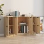 Aparadores 3 piezas madera contrachapada color roble sonoma by , Sideboards - Ref: Foro24-3115846, Price: 150,19 €, Discount: %