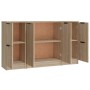 Aparadores 3 piezas madera contrachapada color roble sonoma by , Sideboards - Ref: Foro24-3115846, Price: 150,19 €, Discount: %