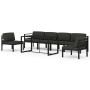 Set muebles de jardín 7 pzas y cojines aluminio gris antracita by , Garden sets - Ref: Foro24-3115920, Price: 1,00 €, Discoun...
