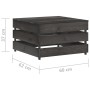 Mesas de palés para jardín 2 uds madera de pino impregnada by vidaXL, Modular outdoor sofas - Ref: Foro24-316198, Price: 56,0...