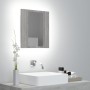Armario de baño con espejo LED madera gris Sonoma 40x12x45 cm von , Badezimmerwaschtische - Ref: Foro24-822834, Preis: 40,91 ...