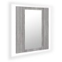 Armario de baño con espejo LED madera gris Sonoma 40x12x45 cm von , Badezimmerwaschtische - Ref: Foro24-822834, Preis: 40,91 ...