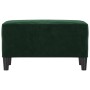 Banco de terciopelo verde oscuro 70x35x41 cm de , Bancos - Ref: Foro24-349399, Precio: 50,97 €, Descuento: %