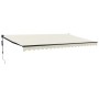 Toldo retráctil automático color crema 5x3 m by , Awnings - Ref: Foro24-3154505, Price: 460,45 €, Discount: %