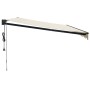 Toldo retráctil automático color crema 5x3 m by , Awnings - Ref: Foro24-3154505, Price: 460,45 €, Discount: %