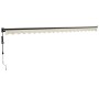 Toldo retráctil automático color crema 5x3 m by , Awnings - Ref: Foro24-3154505, Price: 460,45 €, Discount: %