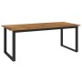 Juego de comedor de jardín 7 pzas madera maciza acacia y metal by , Garden sets - Ref: Foro24-3155404, Price: 786,39 €, Disco...