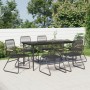 Juego de comedor para jardín 7 piezas ratán PVC negro von , Gartensets - Ref: Foro24-3156577, Preis: 456,12 €, Rabatt: %