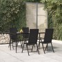 Juego de comedor de jardín 5 piezas ratán sintético negro von , Gartensets - Ref: Foro24-3156516, Preis: 378,68 €, Rabatt: %