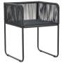 Juego de comedor para jardín 5 piezas negro von , Gartensets - Ref: Foro24-3156500, Preis: 387,74 €, Rabatt: %
