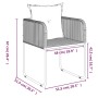 Juego de comedor para jardín 5 piezas negro de , Conjuntos de jardín - Ref: Foro24-3156500, Precio: 374,27 €
