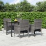 Juego de comedor para jardín 5 piezas con cojines gris y negro von , Gartensets - Ref: Foro24-3156604, Preis: 350,91 €, Rabat...