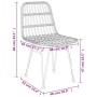 Juego de comedor de jardín 5 piezas ratán sintético negro by , Garden sets - Ref: Foro24-3157897, Price: 402,87 €, Discount: %