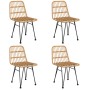 Juego de comedor de jardín 5 piezas ratán sintético by , Garden sets - Ref: Foro24-3157874, Price: 405,04 €, Discount: %