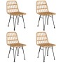 Juego de comedor de jardín 5 piezas ratán sintético by , Garden sets - Ref: Foro24-3157876, Price: 452,30 €, Discount: %