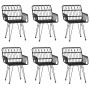 Juego de comedor de jardín 7 piezas ratán sintético negro von , Gartensets - Ref: Foro24-3157857, Preis: 641,70 €, Rabatt: %