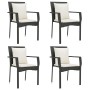 Set de muebles jardín 5 pzas con cojines ratán sintético negro by , Garden sets - Ref: Foro24-3185096, Price: 367,34 €, Disco...