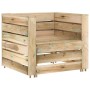 Garden pallet furniture set 2 pieces impregnated pine wood by vidaXL, Modular outdoor sofas - Ref: Foro24-316204, Price: 82,0...