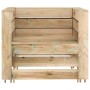 Garden pallet furniture set 2 pieces impregnated pine wood by vidaXL, Modular outdoor sofas - Ref: Foro24-316204, Price: 82,0...