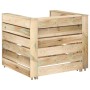 Garden pallet furniture set 2 pieces impregnated pine wood by vidaXL, Modular outdoor sofas - Ref: Foro24-316204, Price: 82,0...