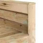 Garden pallet furniture set 2 pieces impregnated pine wood by vidaXL, Modular outdoor sofas - Ref: Foro24-316204, Price: 82,0...