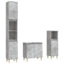 Set muebles de baño 2 piezas madera contrachapada gris hormigón de , Muebles de baño - Ref: Foro24-3185585, Precio: 181,12 €