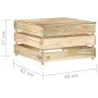 Garden pallet furniture set 2 pieces impregnated pine wood by vidaXL, Modular outdoor sofas - Ref: Foro24-316204, Price: 82,0...