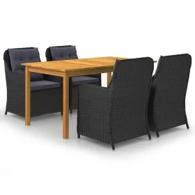 5-teiliges schwarzes Garten-Essset von vidaXL, Gartensets - Ref: Foro24-3067819, Preis: 823,37 €, Rabatt: %